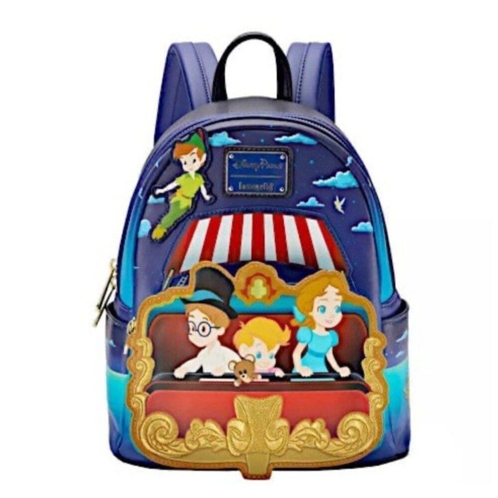 Disney Parks  Peter Pan's Flight Loungefly Mini Backpack NWT